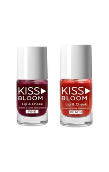 Kiss Bloom Pink Ve Peach Ikili Dudak Ve Yanak Renklendirici