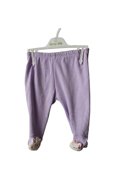 Minidamla Baby Little Life Pantolon Patikli Çıngıraklı Lila Mor