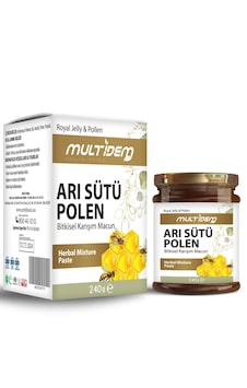 Multidem Arı Sütlü Polenli Propolisli Macun 240 G Multidem Arı Sütlü Polenli Propolisli Macun 240 G
