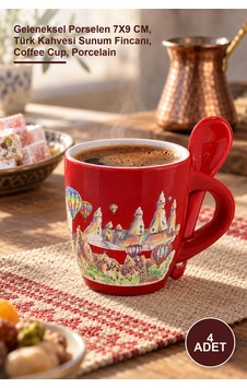 4 Adet Yöresel Kahve Fincanı Geleneksel Porselen 7x9 Cm, Türk Kahvesi Sunum Fincanı, Coffee Cup, Porcelain Diğer 4 Adet Yöresel Kahve Fincanı Geleneksel Porselen 7x9 Cm, Türk Kahvesi Sunum Fincanı, Coffee Cup, Porcelain Diğer