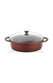 Falez Sedef 28 CM Döküm Karnıyarık Tencere Sdf1007 Falez Sedef 28 CM Döküm Karnıyarık Tencere Sdf1007