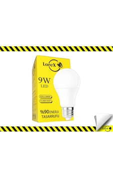 Lorex Led Ampul 9w Beyaz Işık E27 Lorex Led Ampul 9w Beyaz Işık E27