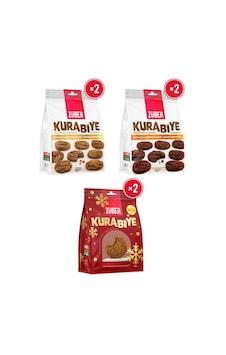 Kurabiye Karma Deneme Paketi 80g X 6 Adet Original X2, Kakaolu X2, Zencefilli X2 Kurabiye Karma Deneme Paketi 80g X 6 Adet Original X2, Kakaolu X2, Zencefilli X2