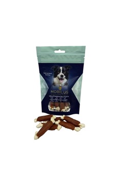 Nobılus Tavşan Ve Kalsiyum Kemik Sargılı Köpek Ödül Maması 80 Gr Nobılus Tavşan Ve Kalsiyum Kemik Sargılı Köpek Ödül Maması 80 Gr