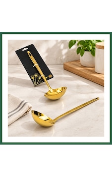 Bezos Metal Servis Kepçe Altın Renk Bzs01 Bezos Metal Servis Kepçe Altın Renk Bzs01