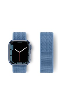 Apple Watch 42mm Hasırlı Cırtcırtlı Kordon Saat Değildir - Mavi Apple Watch 42mm Hasırlı Cırtcırtlı Kordon Saat Değildir - Mavi