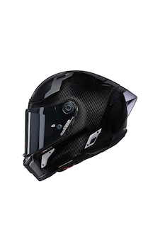 Nolan X-804 Rs Argento 332 Karbon Kapalı Kask Parlak Siyah