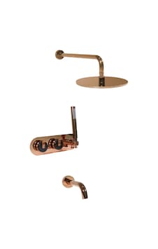 Paluci Victoria Rose Gold 3 Yönlü Ankastre Duş Sistemi Krom Paluci Victoria Rose Gold 3 Yönlü Ankastre Duş Sistemi Krom