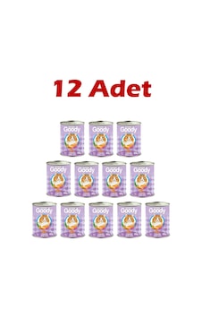 Goody Kısırlaştırılmış Somonlu Yetişkin Kedi Konservesi 12 x 400 G