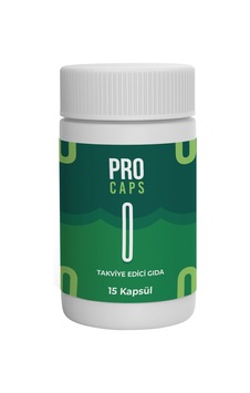Pro Caps 0 Destek Takviye Edici GIda 15 Kapsül Pro Caps 0 Destek Takviye Edici GIda 15 Kapsül