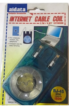 Aidata Makaralı Rj-45 Internet Kablosu 2.7 Metre - Patch Kablo