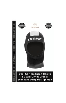 Özel Seri Neopren Başlık Su Altı Giyim Cressi Standart Dalış Başlığı Man 5mm - S - No:2 Özel Seri Neopren Başlık Su Altı Giyim Cressi Standart Dalış Başlığı Man 5mm - S - No:2