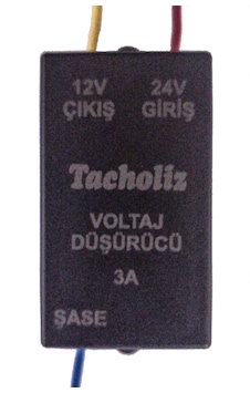 24 Volt -12 Volt 3 Amper Voltaj Düşürücü