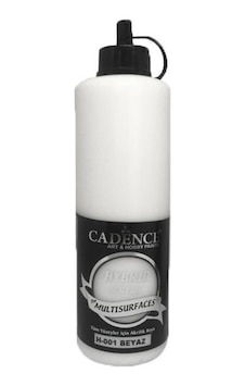 Cadence H-001 Hybrid Multisurface Akrilik Boya 500 ML Beyaz Cadence H-001 Hybrid Multisurface Akrilik Boya 500 ML Beyaz