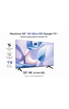 Maximus 50'' 127 Ekran Uha 50 M9P Uydu Alıcılı Google Tv Maximus 50'' 127 Ekran Uha 50 M9P Uydu Alıcılı Google Tv
