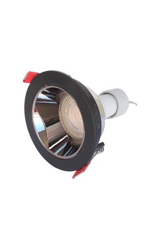 Siyah Gümüş Sıva Altı Spot Cob Led Armatür Gu10 5w Beyaz Işık Çok Renkli