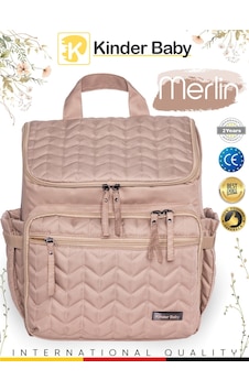 Kinder Baby Merlin Anne Bebek Bakım Çantası Vizon Vizon Kinder Baby Merlin Anne Bebek Bakım Çantası Vizon Vizon