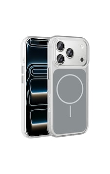 iPhone Uyumlu 17 Pro Kılıf Metal Buton Tasarımlı İkonik Sert Silikon Kapak Gri iPhone Uyumlu 17 Pro Kılıf Metal Buton Tasarımlı İkonik Sert Silikon Kapak Gri