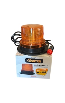 Mıkanıslı Çakarlı Led İkaz Lambası - 8-10 Volt Mıkanıslı Çakarlı Led İkaz Lambası - 8-10 Volt