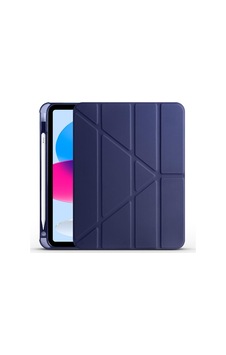 Aksesuarcim Apple iPad Uyumlu 11. 2025 İle Uyumlu Kılıf Silikon Yumuşak Kalem Bölmeli Esnek 4 Farklı Stand Olabilen Tablet Kılıfı Lacivert Sku: Zeusb0fhj6wnjp Arka Kapak