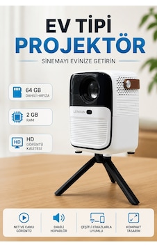 Projector Ev Tipi 64 Gb 2 Gb Rem Hafıza Hd Görüntü Kumandalı Aklby-bsva58 Projector Ev Tipi 64 Gb 2 Gb Rem Hafıza Hd Görüntü Kumandalı Aklby-bsva58