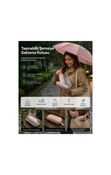 Panorama Katlanabilir Şemsiye Siyah, Mavi Ve Pembe Renk Seçenekli Fermuarlı Koruyucu Taşıma Kutulu Kompakt Şemsiye Pembe Panorama Katlanabilir Şemsiye Siyah, Mavi Ve Pembe Renk Seçenekli Fermuarlı Koruyucu Taşıma Kutulu Kompakt Şemsiye Pembe