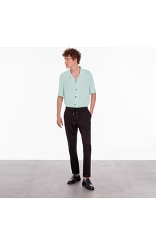 The Kooples Erkek Comfort Fıt Kısa Kollu Mavi Gömlek The Kooples Erkek Comfort Fıt Kısa Kollu Mavi Gömlek