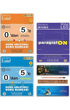 Tonguç Akademi 5. Sınıf 0 Dan 5 E Konu Anlatımlı Soru Bankası Tüm Dersler - Paragrafon Set 3 Kitap Tonguç Akademi 5. Sınıf 0 Dan 5 E Konu Anlatımlı Soru Bankası Tüm Dersler - Paragrafon Set 3 Kitap