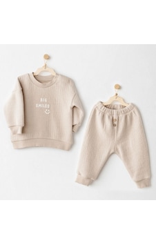Andywawa 2'li Bebek Takım Ac26206 Bej Andywawa 2'li Bebek Takım Ac26206 Bej