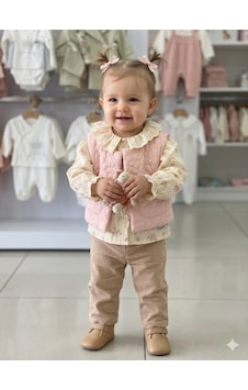 Babydoll 3'lü Takım Sweetme Pembe Açık Bej Babydoll 3'lü Takım Sweetme Pembe Açık Bej