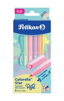 Colorella Pastel Keçeli Kalem 6 Renk Colorella Pastel Keçeli Kalem 6 Renk