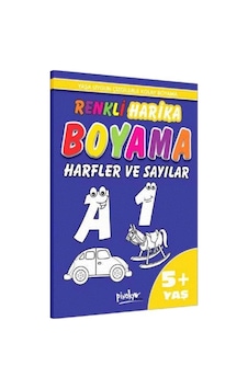 Pinokyo Yayınları Harika Boyama Harfler Sayılar 5+ Yaş Pinokyo Yayınları Harika Boyama Harfler Sayılar 5+ Yaş