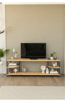 Neoline 150 Cm Tv Ünitesi Modern Tv Sehpası - Meşe Meşe Neoline 150 Cm Tv Ünitesi Modern Tv Sehpası - Meşe Meşe