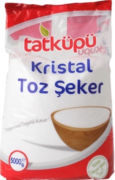 Tatküpü Kristal Toz Şeker 5 KG
