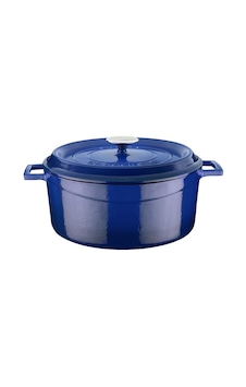 Lava Döküm Yuvarlak Tencere, Trendy, 28 Cm, 6.71 L Hacim, Mavi Çok Renkli Lava Döküm Yuvarlak Tencere, Trendy, 28 Cm, 6.71 L Hacim, Mavi Çok Renkli