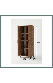 Bezos 8 Gözlü Kiler Dolabı Atlantik 70 Cm Ventra Çok Renkli Bezos 8 Gözlü Kiler Dolabı Atlantik 70 Cm Ventra Çok Renkli