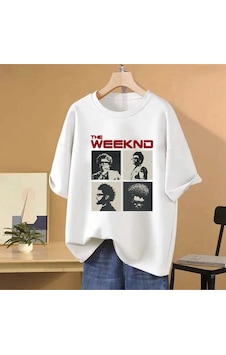 Flood Of Style Saat Sonra Hafta İçi Albüm Grafik T Shirt Erkek Kadın Vintage Hip Hop Streetwear Boy Kısa Kol Beyaz Flood Of Style Saat Sonra Hafta İçi Albüm Grafik T Shirt Erkek Kadın Vintage Hip Hop Streetwear Boy Kısa Kol Beyaz