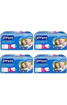 Canped Tekstil Yüzey Belbantli Hasta Bezi S 4 x 30'lu