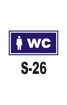 Iş Güvenliği Levhası - Uyarıcı Levha - Ikaz Levhası Bay Wc Iş Güvenliği Levhası - Uyarıcı Levha - Ikaz Levhası Bay Wc