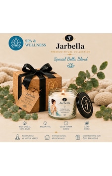 Jarbella Premium Seri, Spa & Wellness, %100 Doğal Soya Mum, 220gr, El Yapımı, Ahşap Fitil, Özel Koku Harmanı, Ev Ve Hediye İçin İdeal 001 - Beyaz Jarbella Premium Seri, Spa & Wellness, %100 Doğal Soya Mum, 220gr, El Yapımı, Ahşap Fitil, Özel Koku Harmanı, Ev Ve Hediye İçin İdeal 001 - Beyaz