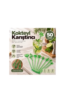 Plastik Kokteyl Karıştırıcı Uzun Mix 50 Adet Renkli İçecek Karıştırma Çubuğu - 920879467 Plastik Kokteyl Karıştırıcı Uzun Mix 50 Adet Renkli İçecek Karıştırma Çubuğu - 920879467