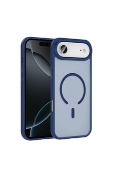 Zore İphone 17 Air Kılıf M-safe Şarj Özellikli Mat Arka Yüzey Ogaa Sio Kapak - Lacivert Zore İphone 17 Air Kılıf M-safe Şarj Özellikli Mat Arka Yüzey Ogaa Sio Kapak - Lacivert