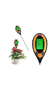 4'ü 1 Arada Toprak Test Cihazı, Ph, Nem Ve Sıcaklık Ölçümü İçin Lcd Ekran 4'ü 1 Arada Toprak Test Cihazı, Ph, Nem Ve Sıcaklık Ölçümü İçin Lcd Ekran