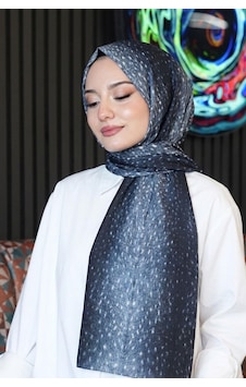 Afvente Ceylan Desen Mavi Soft Pamuk Şal Diğer Afvente Ceylan Desen Mavi Soft Pamuk Şal Diğer