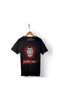 La Casa De Papel Lacasa Skull Baskılı Tişört Unisex T-shirt 001 La Casa De Papel Lacasa Skull Baskılı Tişört Unisex T-shirt 001