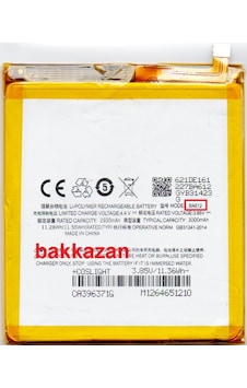 Meizu M5S Ba612 M612Q/M Batarya Pi
