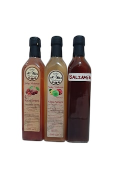 Sirke Mahzeni Balzamik + Elma + Kiraz Sirkesi 3 x 500 ML