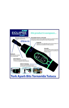 Eclipse Ets1460 Profesyonel Tork Ayarlı Bits Tutucu Tornavida