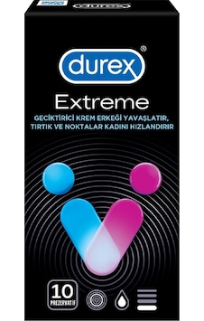 Durex Extreme Prezervatif 10'lu Durex Extreme Prezervatif 10'lu