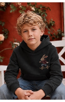 Esila Kids Erkek Çocuk Kapüşonlu Baskılı Sweatshirt Kanguru Cepli Günlük Hoodie Antrasit Esila Kids Erkek Çocuk Kapüşonlu Baskılı Sweatshirt Kanguru Cepli Günlük Hoodie Antrasit